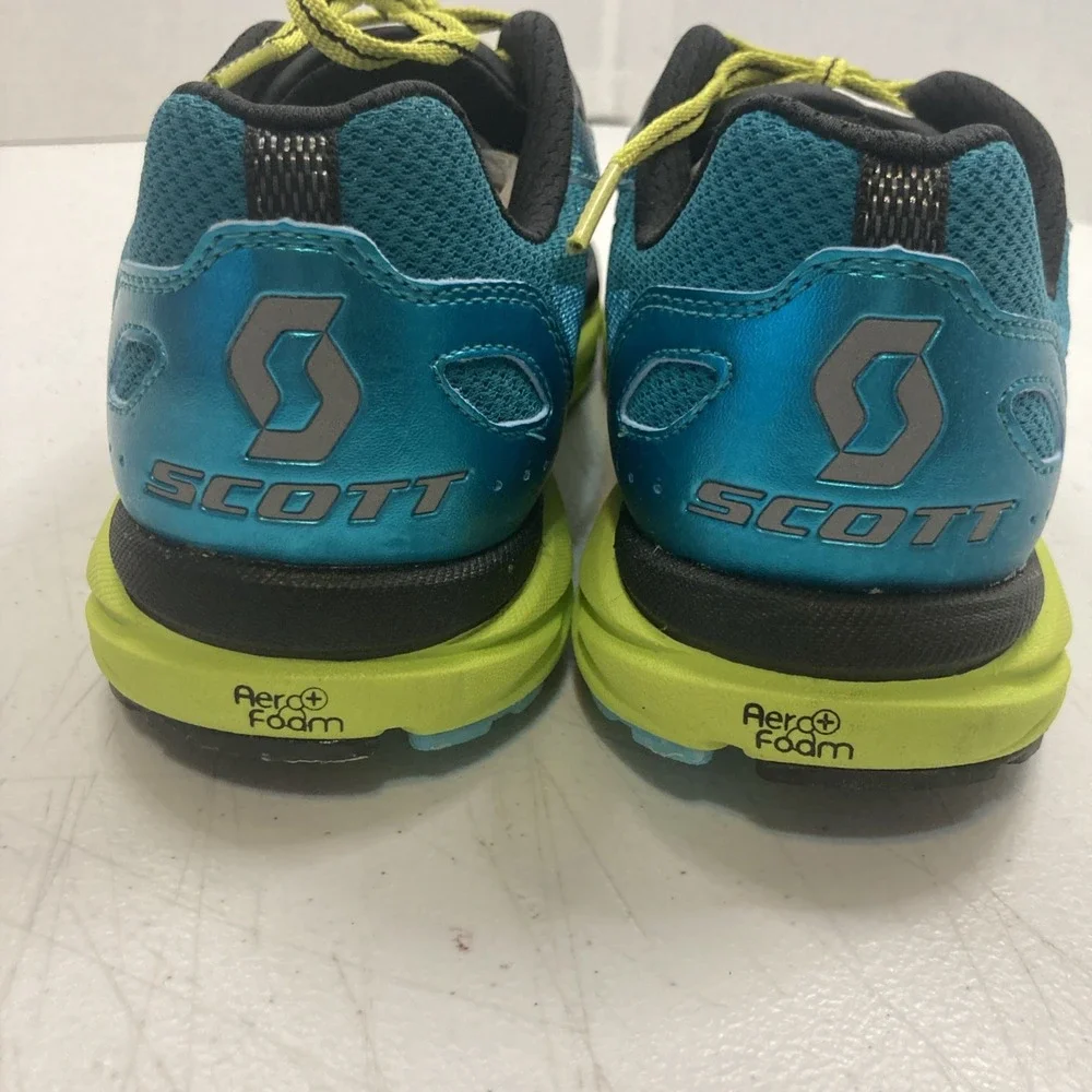 New Scott‎ AF+ Trainer Running Shoes Trainers Teal Yellow Women's Size 7.5